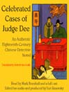Celebrated Cases of Judge Dee